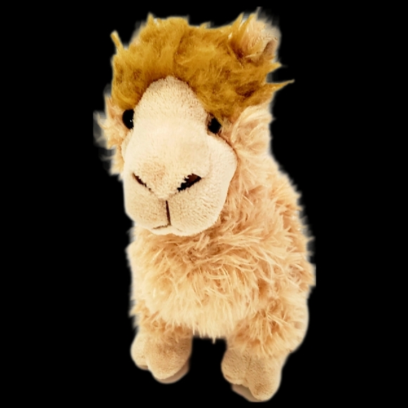 Ganz Webkinz Tan Plush Fur Alpaca Stuffed Toy - Picture 2 of 13